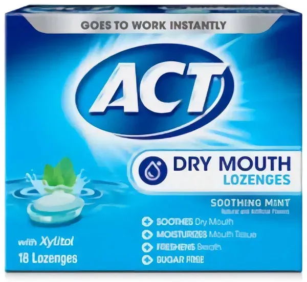 Act Dry Mouth Lozenges Mint