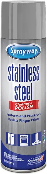 Sprayway Stainless Steel Cleaner and Polish 15 ounce