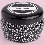 Capri Blue Scented Candle with Mini Tin 3 Oz - Volcano - Black