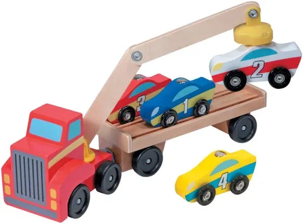 Melissa & Doug Magnetic Car Loader