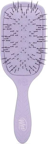 Wet Brush Go Green Thick Hair Paddle Detangling Brush, Pink - Ultra-Soft IntelliFlex Bristles With AquaVent - Gently Loosens Knots While Minimizing Pain - Curly, Coarse, Long, Wet & Dry Hair