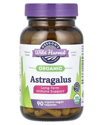 Oregon's Wild Harvest Certified Organic Astragalus Capsules