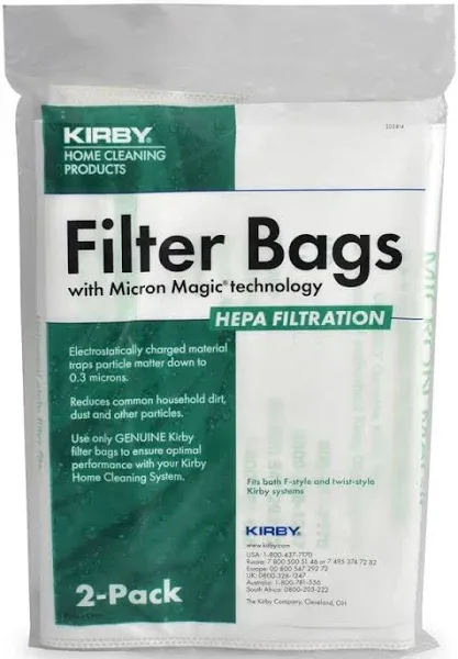 Kirby Bags Hepa Micron Magic Plus