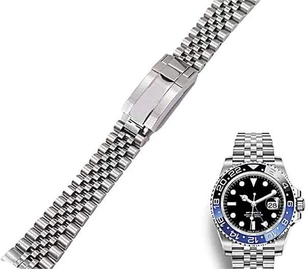 Rolex 20mm Jubilee Watch Band - Stainless Steel- for Models Submariner, GMT-M...