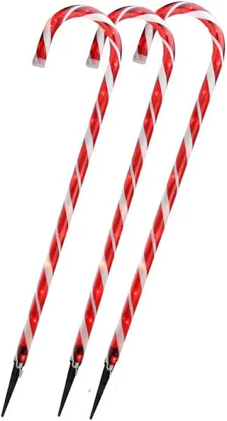 Northlight Lighted Candy Cane Christmas Outdoor Decorations