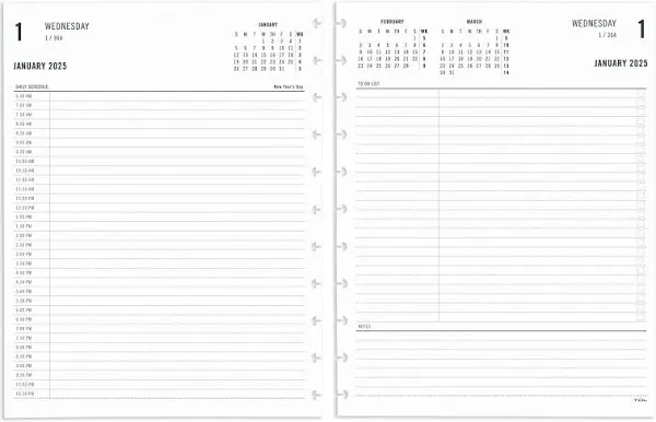 Tul Discbound Daily Planner Refill Pages