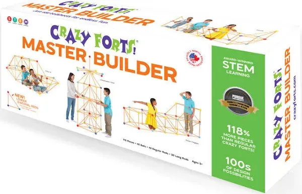 Everest Toys Crazy Forts! Master Builder Playset