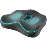 Memory Foam Seat Chair Cushion for Relieves Back Sciatica Pain Tailbone Pain Coccyx Degenerating Disc Orthopedic Osteoarthritis Prostate Cushion Low