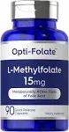 L Methylfolate 15mg | 90 Capsules | Max Potency | Optimized and Activated | Non Gmo, Gluten Free | Methyl Folate, 5 Mthf | by Opti Folate