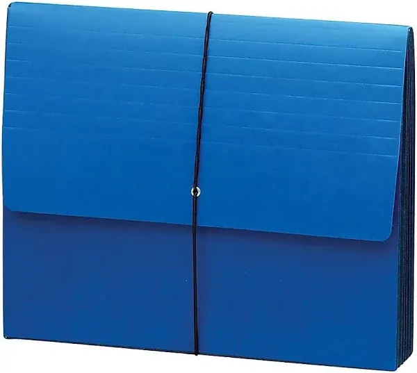 Smead Extra Wide Expanding Wallets with Elastic Cord