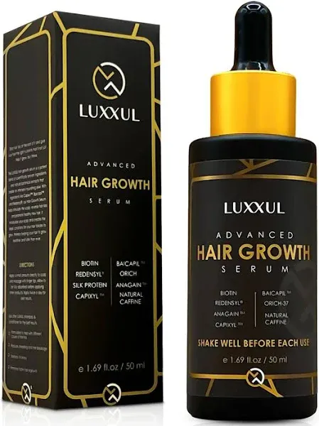 Hair Growth Support Serum, 50ML - Natural Actives Redensyl Hair Serum for Healthier, Thicker and Fuller Looking Hair - Made in USA