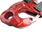 Factor 55 UltraHook Winch Hook Shackle Mount Red 00250-01