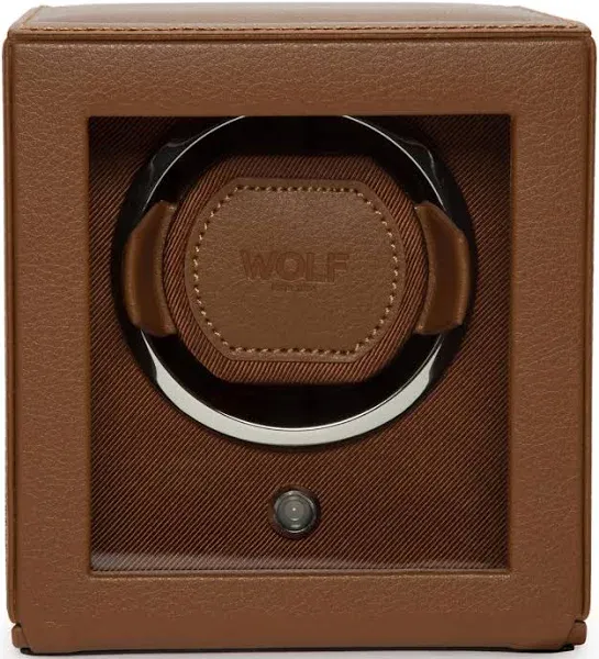 Wolf Cub Single Watch Winder with Cover