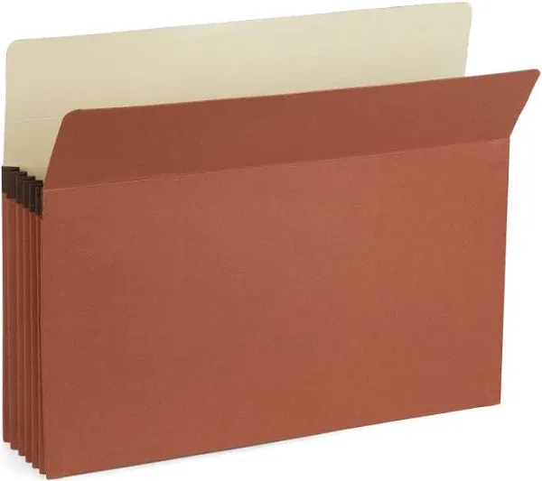 Expanding File Pocket Letter Size 3.5" Expansion Redrope 10 Folders