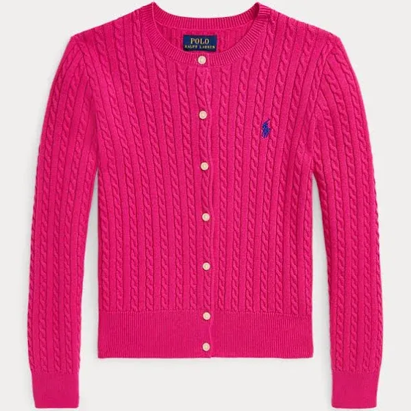 Polo Ralph Lauren Cable-Knit Cotton Cardigan Girls