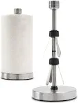 Stainless Steel Paper Towel Holder Stand Designed for Easy One- Handed Operation