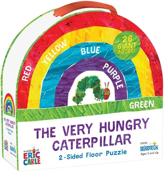 Briarpatch The Very Hungry Caterpillar 2-Sided Floor Puzzle