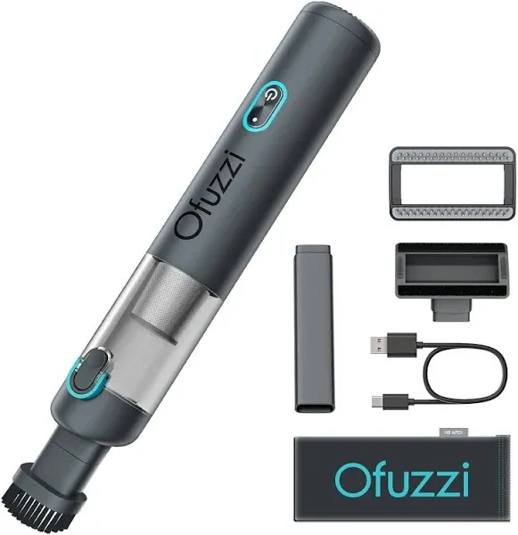 Ofuzzi H8 Apex Cordless Handheld Vacuum Cleaner, 12kPa/30AW Powerful Suction, Dual Filtration, Lightweight