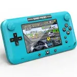 Handheld Games Console with 500 Games, 4 Inch Screen Retro Video Games Player Support AV Output, Rechargeable Electronic Games Gift for Kids Adults