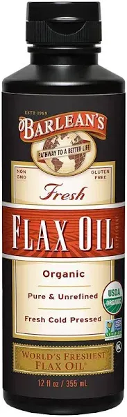 Barlean's Organic Flax Oil, 8 oz. 