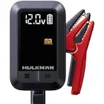 HULKMAN Sigma 1 Car Battery Charger, 1A 6V/12V Automatic Smart Trickle Charger, Battery Maintainer, and Desulfator with Intelligent Interface