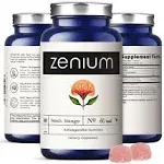 Zenium Ashwagandha 3,000mgs Gummy | Extra Strength | KSM-77+ High Potency, 10% Withanolide | Delicious Peach Mango | 60 Count | Ayurvedic Supplement | Vegan, Non-GMO, Gluten-Free & Gelatin-Free