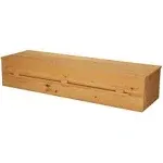 Titan Eco-Friendly Unfinished White Pine Box Casket