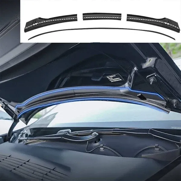 EVFitus Tesla Model Y Accessories Weather Stripping Front Trunk Hood Seal Water Retaining Strip Seal Protector