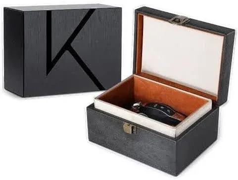 Eco-Friendly Retro Faraday Box with Buckle Closure - Car Theft Protection Device