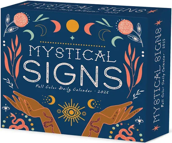 Mystic Signs 2025 Desk Calendar