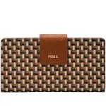 Fossil Women's Logan RFID Tab Clutch - Brown