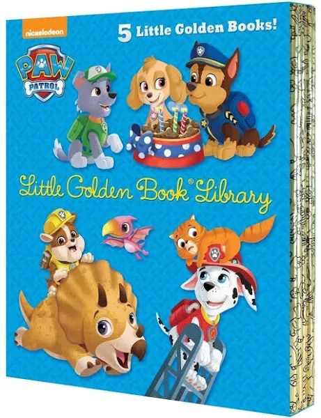 Paw Patrol Little Golden Book Library (Paw Patrol) (Hardback or Cased Book)