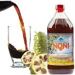 Tahiti Trader (4-PK) Original High Potency Noni Juice - Pure Noni Fruit Juice with Blueberry & Raspberry - Organic Antioxidant Superfood Juice