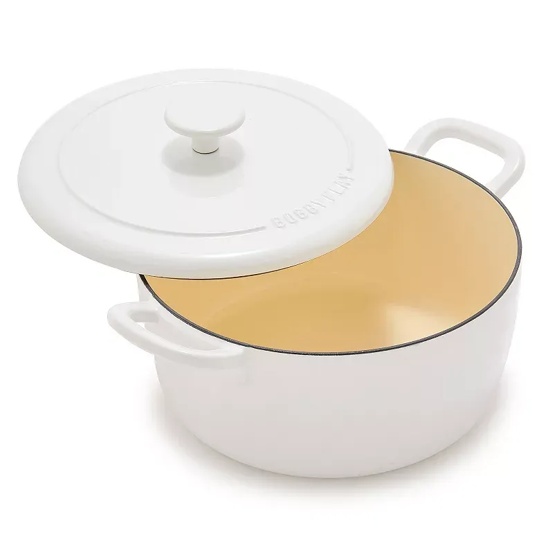 Bobby Flay By GreenPan 5.5QT Enameled Cast Iron Dutch Oven, Ivory