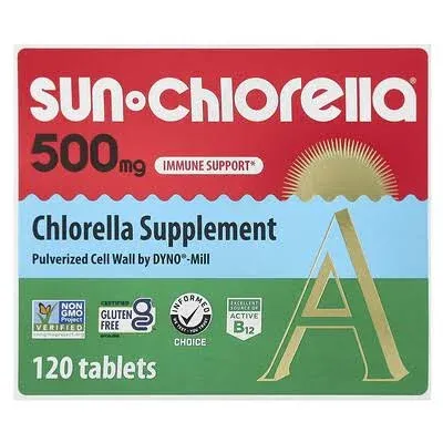 Sun Chlorella 500 mg, 120 tablets