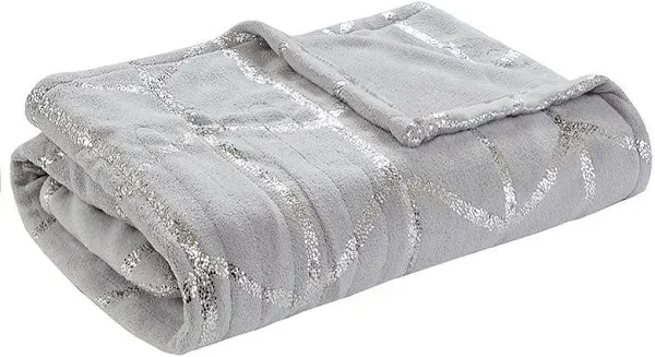 True North by Sleep Philosophy Khloe Heated Metallic Print Throw