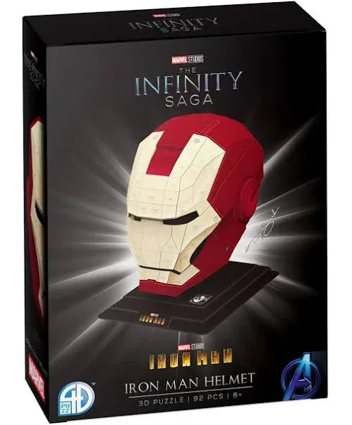 Marvel Iron Man Helmet 3D Model Puzzle Kit