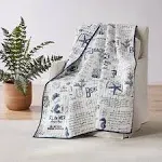 Levtex Home Beach Life Quilted Throw - Cotton