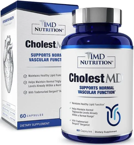 1MD Nutrition CholestMD Cholesterol Dietary Supplement