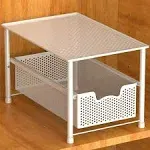 Simple Houseware Stackable Under Sink Cabinet Sliding Basket Organizer Drawer