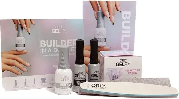 ORLY GelFX Builder In a Bottle Intro Kit | Sculpting Builder Gel for Nail Extensions and Gel Overlay (Intro Kit)