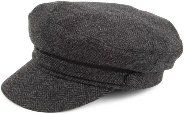 Jaxon & James Men's Herringbone Wool Blend Fiddler's Cap