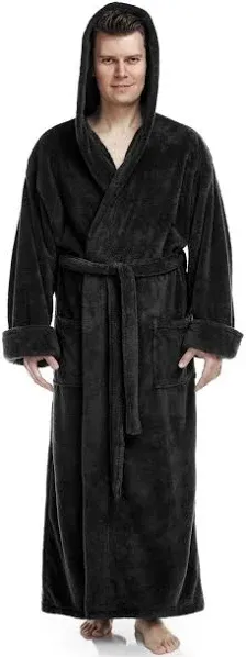 Men's Bed Bath & Beyond Turkish Cotton Hooded Bathrobe