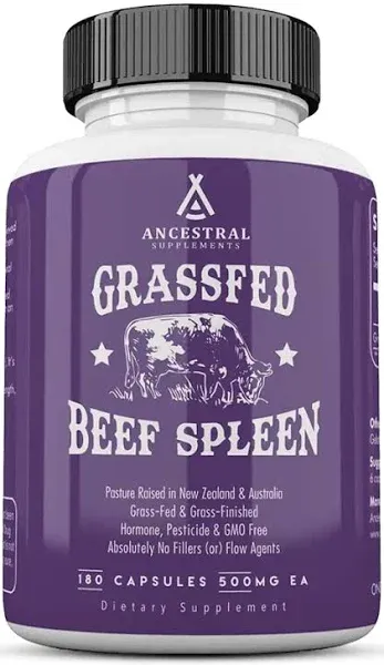 Ancestral Supplements Grass Fed Beef Spleen