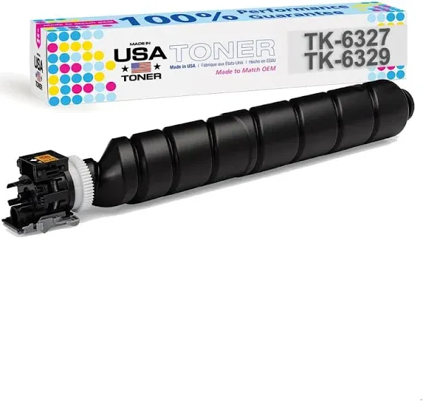 Made in USA Toner Compatible Replacement for Kyocera TK-6327, Copystar TK-6329, 4002i, 4003i, 5002i, 5003i, 6002i, 6003i (Black, 1 Cartridge)