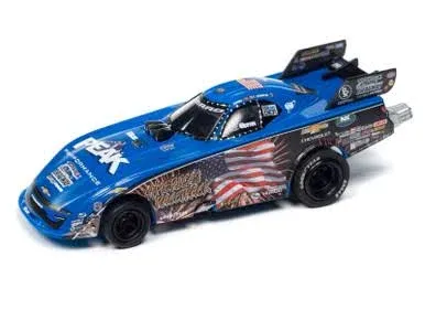 Auto World 4Gear John Force Night Under Fire 2023 Chevy Camaro Funny HO Slot Car