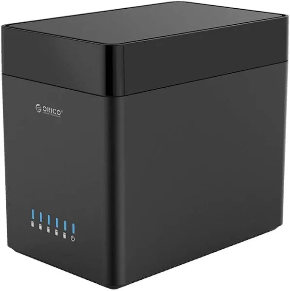 ORICO DS500C3 3.5 inch 5 Bay Magnetic-type USB-C / Type-C Hard Drive Enclosure with Blue LED Indicator