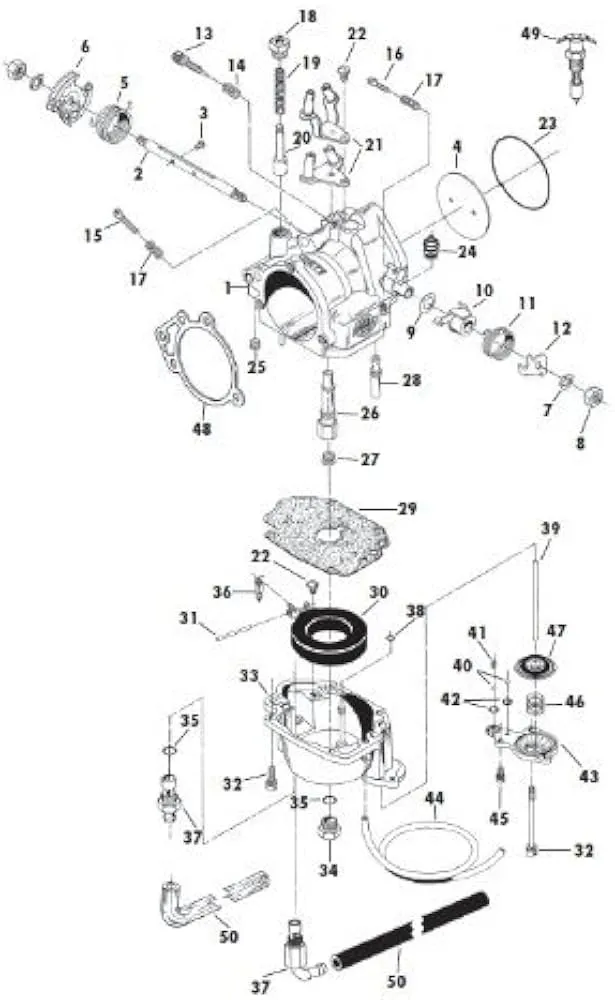 S&amp;S Cycle 50-8096 Replacement Parts for Super E &amp; G Carburetors for Fuel &amp; wi