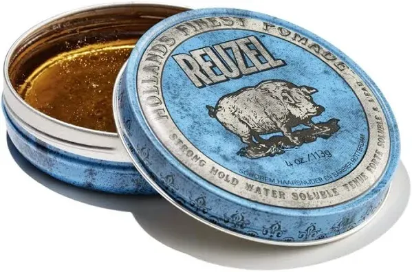 Reuzel Blue Strong Hold Water Soluble Pomade 12 oz