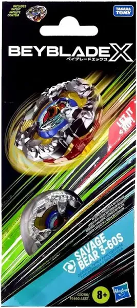 Beyblade Savage Bear3-60S Top Booster Pack Set